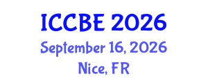 International Conference on Chemical and Biochemical Engineering (ICCBE) September 16, 2026 - Nice, France International Conference on Chemical and Biochemical Engineering (ICCBE) September 16, 2026 - Nice, France