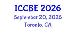 International Conference on Chemical and Biochemical Engineering (ICCBE) September 20, 2026 - Toronto, Canada International Conference on Chemical and Biochemical Engineering (ICCBE) September 20, 2026 - Toronto, Canada