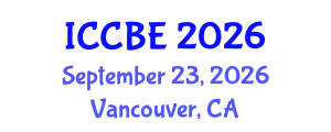 International Conference on Chemical and Biochemical Engineering (ICCBE) September 23, 2026 - Vancouver, Canada