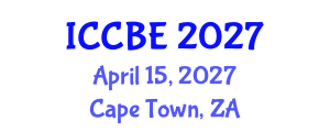 International Conference on Chemical and Biochemical Engineering (ICCBE) April 15, 2027 - Cape Town, South Africa International Conference on Chemical and Biochemical Engineering (ICCBE) April 15, 2027 - Cape Town, South Africa