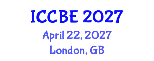 International Conference on Chemical and Biochemical Engineering (ICCBE) April 22, 2027 - London, United Kingdom International Conference on Chemical and Biochemical Engineering (ICCBE) April 22, 2027 - London, United Kingdom