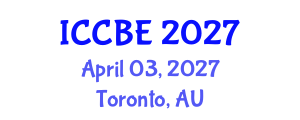 International Conference on Chemical and Biochemical Engineering (ICCBE) April 03, 2027 - Toronto, Australia International Conference on Chemical and Biochemical Engineering (ICCBE) April 03, 2027 - Toronto, Australia