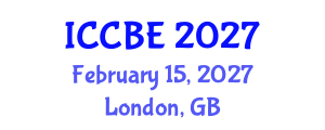 International Conference on Chemical and Biochemical Engineering (ICCBE) February 15, 2027 - London, United Kingdom International Conference on Chemical and Biochemical Engineering (ICCBE) February 15, 2027 - London, United Kingdom