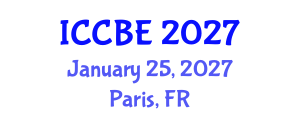 International Conference on Chemical and Biochemical Engineering (ICCBE) January 25, 2027 - Paris, France International Conference on Chemical and Biochemical Engineering (ICCBE) January 25, 2027 - Paris, France