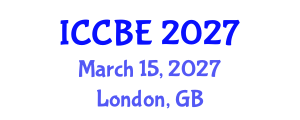 International Conference on Chemical and Biochemical Engineering (ICCBE) March 15, 2027 - London, United Kingdom International Conference on Chemical and Biochemical Engineering (ICCBE) March 15, 2027 - London, United Kingdom