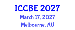 International Conference on Chemical and Biochemical Engineering (ICCBE) March 17, 2027 - Melbourne, Australia International Conference on Chemical and Biochemical Engineering (ICCBE) March 17, 2027 - Melbourne, Australia