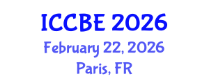 International Conference on Chemical and Bioprocess Engineering (ICCBE) February 22, 2026 - Paris, France