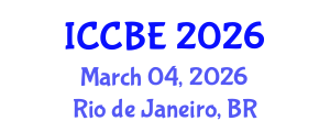 International Conference on Chemical and Bioprocess Engineering (ICCBE) March 04, 2026 - Rio de Janeiro, Brazil
