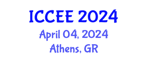 International Conference on Chemical and Environmental Engineering (ICCEE) April 04, 2024 - Athens, Greece