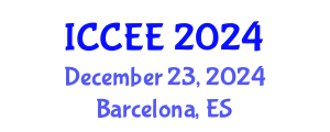 International Conference on Chemical and Environmental Engineering (ICCEE) December 23, 2024 - Barcelona, Spain