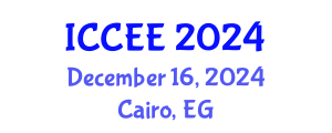 International Conference on Chemical and Environmental Engineering (ICCEE) December 16, 2024 - Cairo, Egypt