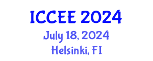 International Conference on Chemical and Environmental Engineering (ICCEE) July 18, 2024 - Helsinki, Finland