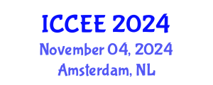 International Conference on Chemical and Environmental Engineering (ICCEE) November 04, 2024 - Amsterdam, Netherlands