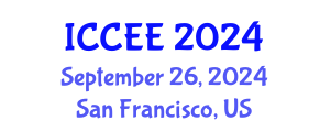 International Conference on Chemical and Environmental Engineering (ICCEE) September 26, 2024 - San Francisco, United States