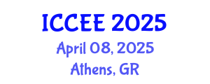 International Conference on Chemical and Environmental Engineering (ICCEE) April 08, 2025 - Athens, Greece
