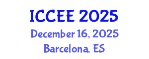 International Conference on Chemical and Environmental Engineering (ICCEE) December 16, 2025 - Barcelona, Spain
