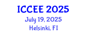 International Conference on Chemical and Environmental Engineering (ICCEE) July 19, 2025 - Helsinki, Finland
