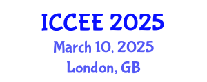 International Conference on Chemical and Environmental Engineering (ICCEE) March 10, 2025 - London, United Kingdom