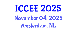 International Conference on Chemical and Environmental Engineering (ICCEE) November 04, 2025 - Amsterdam, Netherlands