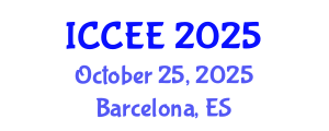 International Conference on Chemical and Environmental Engineering (ICCEE) October 25, 2025 - Barcelona, Spain