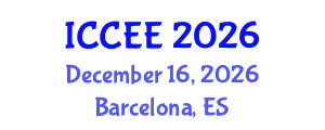 International Conference on Chemical and Environmental Engineering (ICCEE) December 16, 2026 - Barcelona, Spain