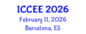 International Conference on Chemical and Environmental Engineering (ICCEE) February 11, 2026 - Barcelona, Spain