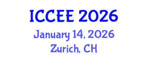 International Conference on Chemical and Environmental Engineering (ICCEE) January 14, 2026 - Zurich, Switzerland