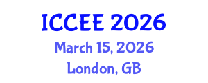 International Conference on Chemical and Environmental Engineering (ICCEE) March 15, 2026 - London, United Kingdom