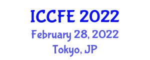International Conference on Chemical and Food Engineering (ICCFE) February 28, 2022 - Tokyo, Japan