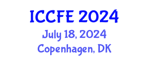 International Conference on Chemical and Food Engineering (ICCFE) July 18, 2024 - Copenhagen, Denmark