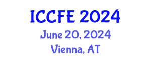 International Conference on Chemical and Food Engineering (ICCFE) June 20, 2024 - Vienna, Austria