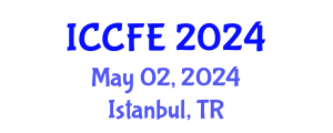International Conference on Chemical and Food Engineering (ICCFE) May 02, 2024 - Istanbul, Turkey
