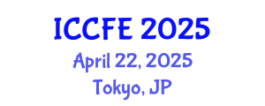 International Conference on Chemical and Food Engineering (ICCFE) April 22, 2025 - Tokyo, Japan