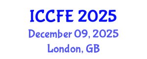 International Conference on Chemical and Food Engineering (ICCFE) December 09, 2025 - London, United Kingdom