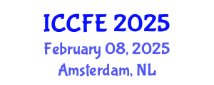 International Conference on Chemical and Food Engineering (ICCFE) February 08, 2025 - Amsterdam, Netherlands