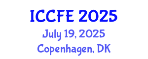 International Conference on Chemical and Food Engineering (ICCFE) July 19, 2025 - Copenhagen, Denmark