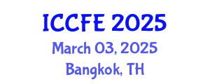 International Conference on Chemical and Food Engineering (ICCFE) March 03, 2025 - Bangkok, Thailand