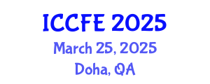 International Conference on Chemical and Food Engineering (ICCFE) March 25, 2025 - Doha, Qatar