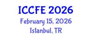 International Conference on Chemical and Food Engineering (ICCFE) February 15, 2026 - Istanbul, Turkey