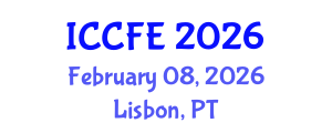 International Conference on Chemical and Food Engineering (ICCFE) February 08, 2026 - Lisbon, Portugal