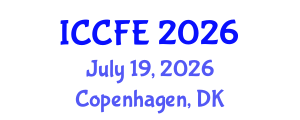 International Conference on Chemical and Food Engineering (ICCFE) July 19, 2026 - Copenhagen, Denmark