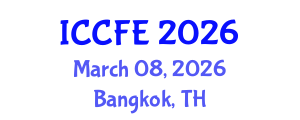 International Conference on Chemical and Food Engineering (ICCFE) March 08, 2026 - Bangkok, Thailand