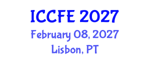 International Conference on Chemical and Food Engineering (ICCFE) February 08, 2027 - Lisbon, Portugal