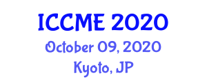 International Conference on Chemical and Material Engineering (ICCME) October 09, 2020 - Kyoto, Japan
