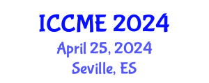 International Conference on Chemical and Materials Engineering (ICCME) April 25, 2024 - Seville, Spain