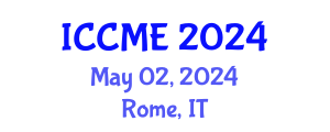 International Conference on Chemical and Materials Engineering (ICCME) May 02, 2024 - Rome, Italy