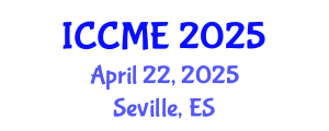 International Conference on Chemical and Materials Engineering (ICCME) April 22, 2025 - Seville, Spain