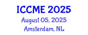 International Conference on Chemical and Materials Engineering (ICCME) August 05, 2025 - Amsterdam, Netherlands