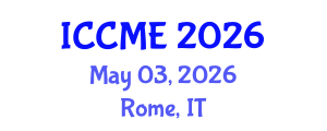 International Conference on Chemical and Materials Engineering (ICCME) May 03, 2026 - Rome, Italy