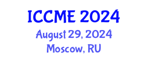 International Conference on Chemical and Molecular Engineering (ICCME) August 29, 2024 - Moscow, Russia